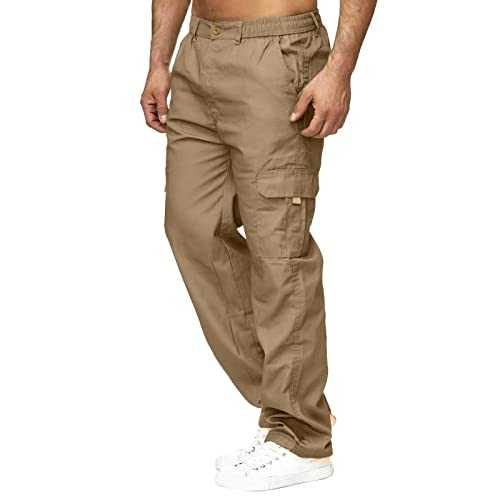SKTIISN Rain Trousers Mens Men's Cargo Pants Relaxed Fit Sport Pants Jogger Sweatpants Drawstring Outdoor Trousers with Pockets Mens Cargos Mens Tactical Trousers Cargo Pants Trousers for