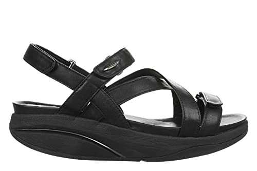 MBT Women's Kiburi W Open Toe Sandals, Black, Black 03, 6.5 UK