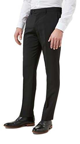 Smart Classic Men's Formal Plain Fronted Busines Office Trousers