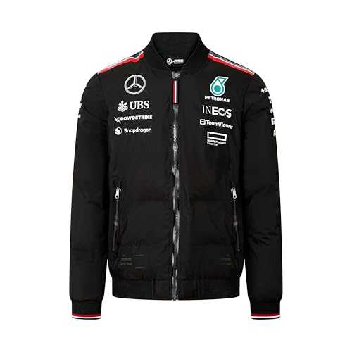 Mercedes AMG Petronas F1 Men's 2024 Team Insulated Bomber Jacket