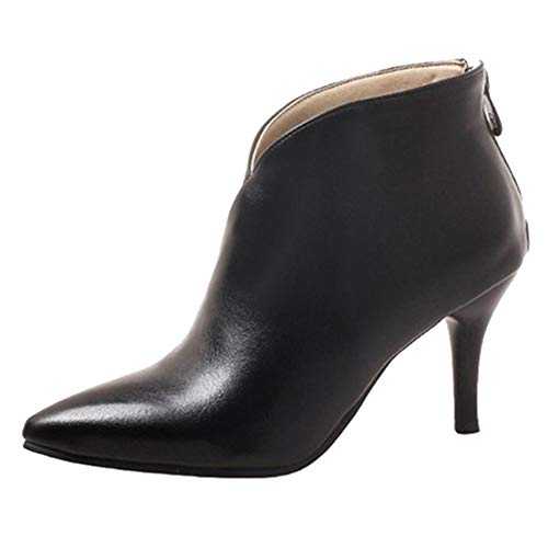 CUTEHEELS Women Fashion Kitten Heel Ankle Booties