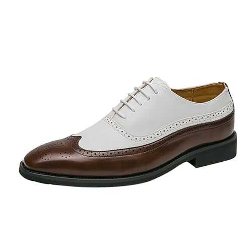 Clearance Mens Smart Shoe Men Office Shoe Wedding Shoes Derby Formal Shoes Mens Leather Loafers Lace Up Shoes Brogue Dress Business Shoes Men's Oxfords Formal Dress Shoes UK