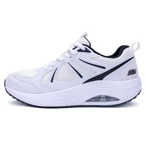 Womens Arch Support Walking Shoes Fashion Sneakers Trainers Orthotic Tennis Shoes for Plantar Fasciitis Pain Relief UK 4.5-9