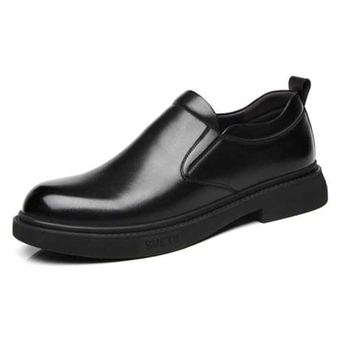 Men's Hidden Elevator Leather Oxfords Comfortable Classic Formal Evening Business Suit Shoes