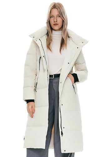 Orolay Women's Long Winter Downcoat Thickened Hooded Jacket