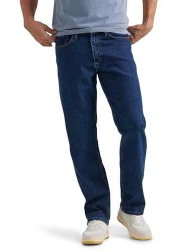 Wrangler Authentics Men's Relaxed Fit Boot Cut Jean편안한 핏의 부츠 컷 진jeans De Corte Holgadoجينز حذاء طويل بتصميم مريح Jeans