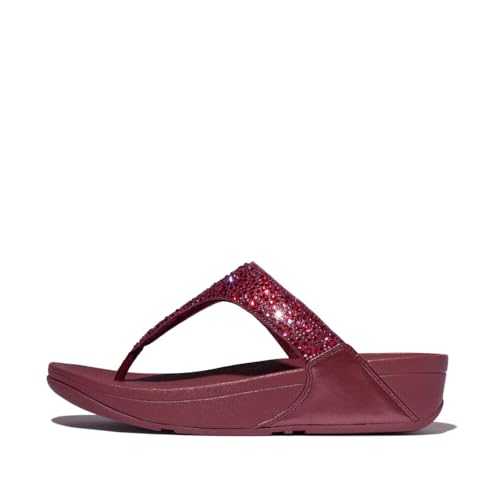 Women's Lulu Crystal-Mix Toe-Post Sandals