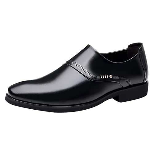 Clearance Brogue Dress Business Shoes Men's Oxfords Formal Dress Shoes UK Mens Black Slip On Smart Shoe Men Office Shoe Wedding Shoes Derby Formal Shoes Mens Leather Loafers