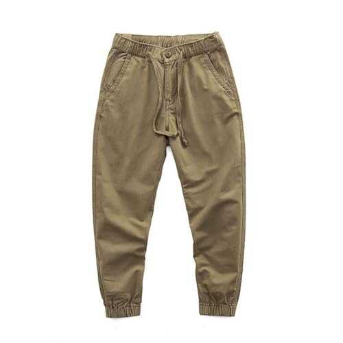 SKTIISN Navy Work Trousers Mens Men's Oversized Retro Pocket Drawstring Straight Leg Work Pants Outdoor Jogging Pants Cargo Joggers Men Work Limited Time Sports Trousers for Men Cargo Pants Men