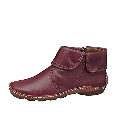 Flat Ankle Boots for Women Heeled Chunky Thermal Boots Women Ankle Boots for Women Low Heel Brown Black Chunky Boots Flat Ankle Boots for Women UK Wide Fit