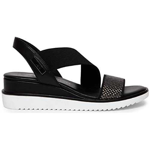 ANNE KLEIN Women's Glynis Sandals Black Size: 5.5 UK