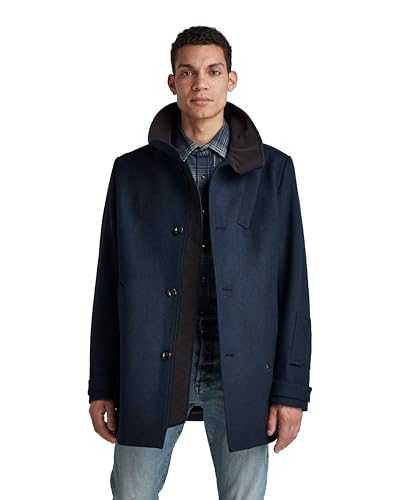G-STAR RAW Men's Utility Wool Trenchcoat Jackets