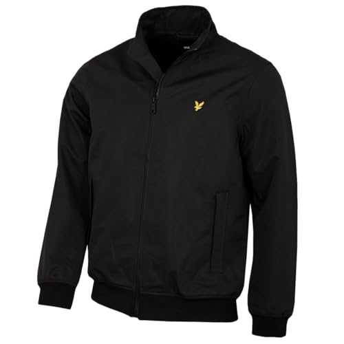 Lyle & Scott Mesh Backed Funnel Neck Jacket Jet Black