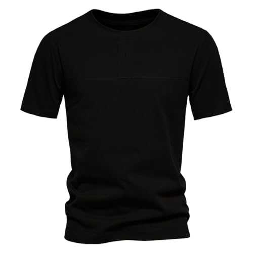 BASHAMAN Men's Short Sleeves Regular Fit Casual Fashion T-Shirt Classic Trend Outdoor T-Shirts Lightweight Comfortable Breathable Tops