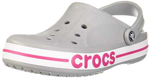 Bayaband Clog, Unisex Adults’ Bayaband Clog, Light Grey/Candy Pink, M6/W7 UK (39-40 EU)