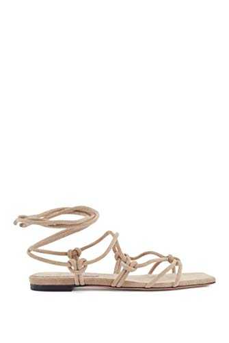 Hugo Boss Women's Lily Flat Sandal-S, Medium Beige 266, 4.5 UK