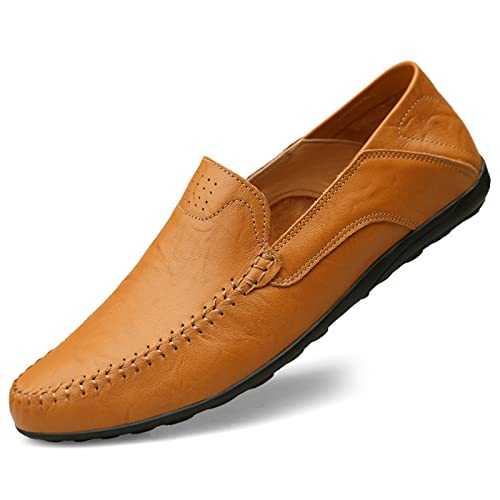 Mens Loafers Driving Moccasin Shoes Slip on Leather Business Oxford Dress Shoes for Men