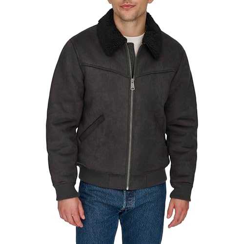 Levi's Men's Faux Shearling Western Bomber Jacket