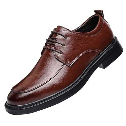 Oxford Shoes for Men Clearance Mens Smart Shoes Smart Black Shoes Oxfords Lace Up Shoes Non-Slip Business Shoes Black Formal Shoes for Men UK