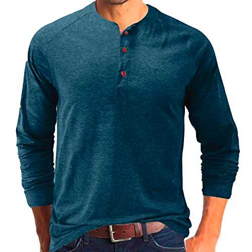 Mens Casual Shirts Sale Clearance Mens Casual V-Neck Long Sleeve T-Shirts/Long Sleeve Polo Shirts Crew Neck Jumpers for Men Bottoming Shirts Tops