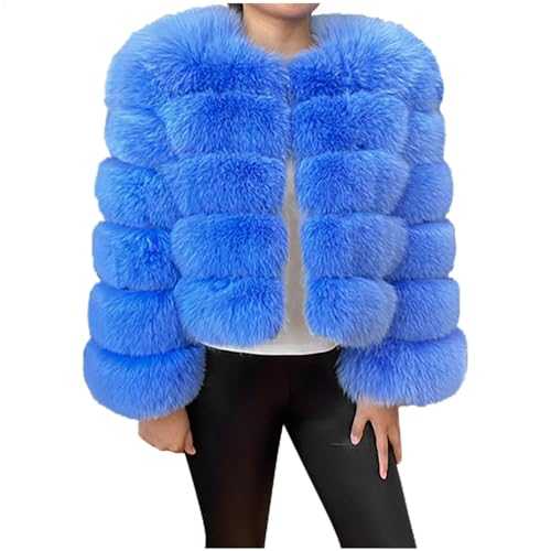 Faux Fur Coat For Women Uk Plus Size Solid Zip Up Teddy Bear Short Faux Crop Hooded Pullover Warm Furry Splicing Jackets Long Sleeve Fluffy Sherpa Coats Outwear Overcoat Super Soft For Winter Outdoor