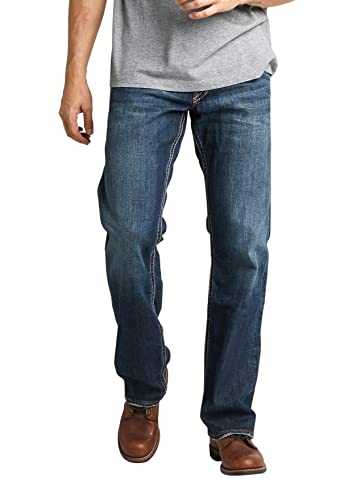 Silver Jeans Co. Men's Zac Relaxed Fit Straight Leg Jeans