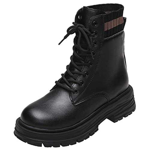 DGHM Womens Western Boots Ankle Booties Low Heel Boots With Heel for Women Thick Heel Booties