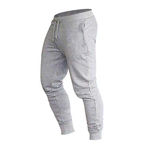 Cargo Trousers for Men UK Work Sweatpants Loose Fit Pants with Drawstring Elasticated Waist Bottoms Joggers Causal Running Hiking Walking Trousers Tracksuit Leisure Gym Sports Yoga Sweatpant