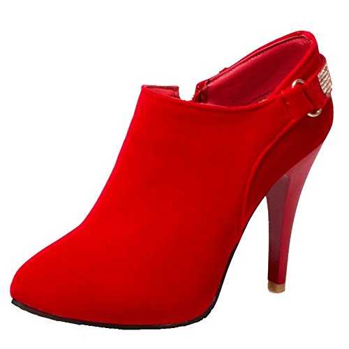 CHICMARK Women Fashion Ankle Boots with Stiletto Heel and Pointed Toe