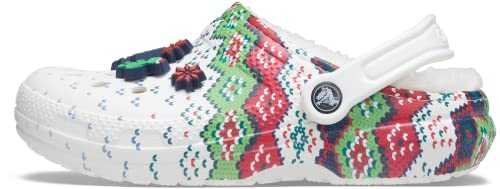 Unisex-Adult Classic Lined Holiday Charm Clog