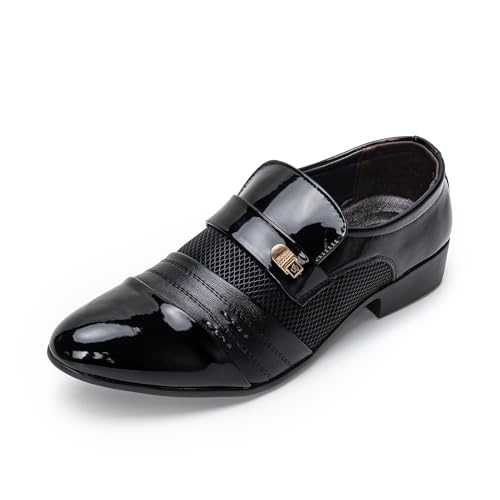 Men's Loafers Moccasins Formal Dress Shoes Leather Oxfords Brogues Shoes