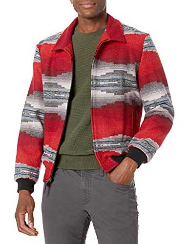 Pendleton Men's Jacquard Zip Wool Coat
