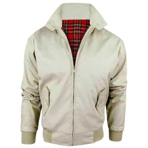 LE11-Harrington Jacket Men's Classic Retro scooter 1970's vintage bomber mod coat top