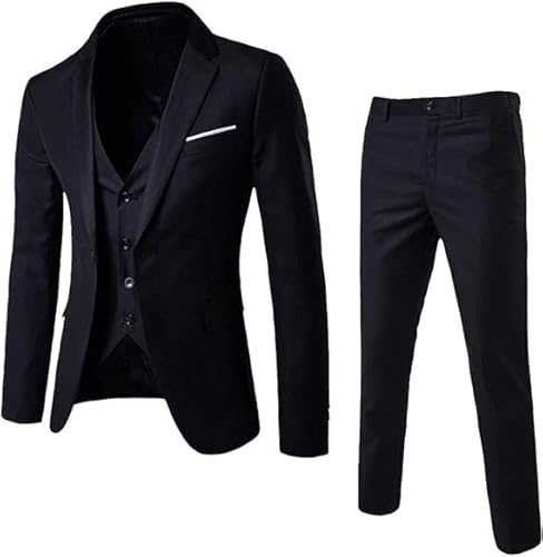 Men's 3 Piece Suit Slim Fit Wedding Formal Dinner Suit