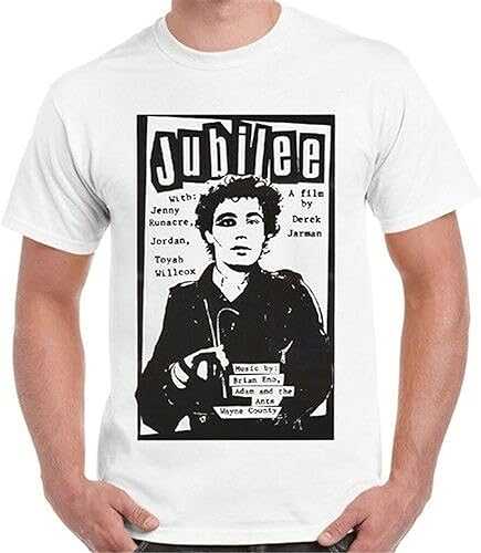 Adam and The Ants Jubilee 70s Cult Film Retro T Shirt White M