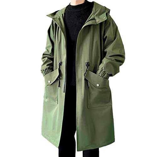 Men's Hoodies Men Slim Winter Coat Lapel Collar Long Sleeve Padded Leather Jacket Vintage Thicken Coat Sheepskin Jacket Double Breasted Coat Men Thin Sportwear Bomber Jacket Windbreaker Coat