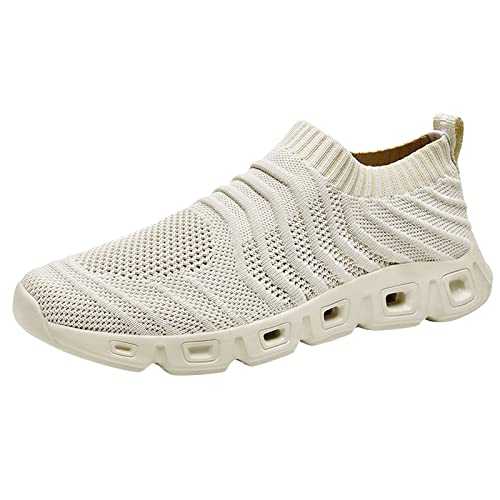 Work Boots for Men Men Sports Shoes Spring and Summer Fashionable New Pattern Breathable Mesh Comfortable Light Casual Running Shoes Outdoor Shoes