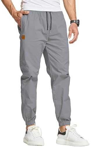 HCSS Joggers for Men Casual Mens Work Trousers Cargo Jogging Tracksuit Bottoms Men Cotton Sweatpants Drawstring with Pockets
