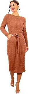 pretty attitude Ladies Knitted midi Dress for Winters Women's Woolen Dress