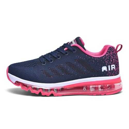 GemChve Men Women Shock Absorbing Air Running Shoes Trainers for Multi Sport Athletic Jogging Fitness
