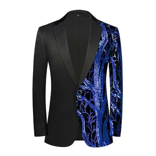 New Year's Gathering Year End Family Party Men's Oversized Casual Dance Sequin Suit Fashion Suit Jacket Mens Wedding Suits