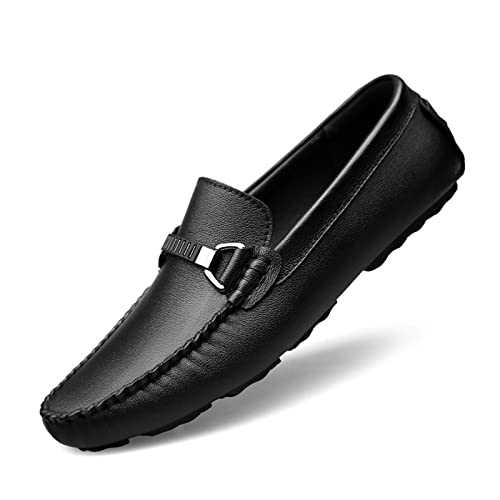 TABKER Shoes for Men Genuine Leather Slip On Mens Loafers Casual Shoes Men Designer Man Mocasines Loafer Trend