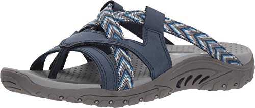 Women's Reggae-Soundproof-Thong Slide Multi-Strap Sandal