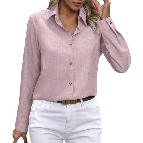 Womens Shirts Casual 2025 Trendy Overshirt Tops Women's New Casual Single Breasted Solid Color Color Matching Long Sleeved Lapel Shirt Denim Shirt Women