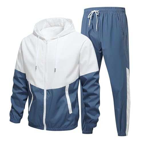 Cocila [Dynamic Spring and Autumn Sports Sweater Set Light Breathable to Suit Separates for Men Mens Tracksuit Red Tracksuits Gym Clothes
