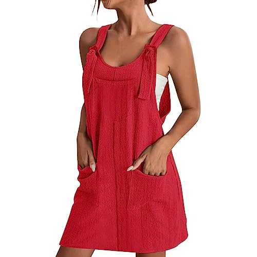 Summer Dresses for Women UK Apron Garden Work Pinafore Dress Suspender Dress Dresses for Women UK