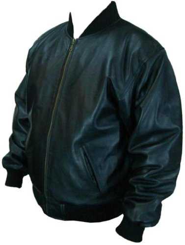 Unicorn Men's Real Leather Jacket Black #B0