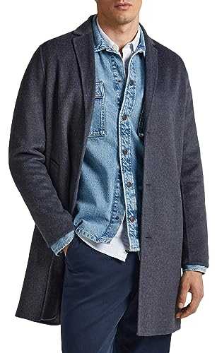 Pepe Jeans Men's Brighton Wool Coat