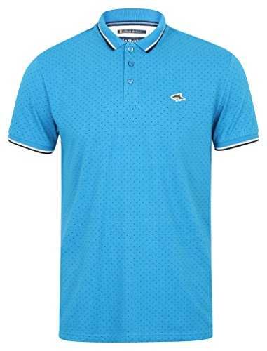 Le Shark Mens Crossley Cotton Rich Polka Dot Pique Polo Shirt