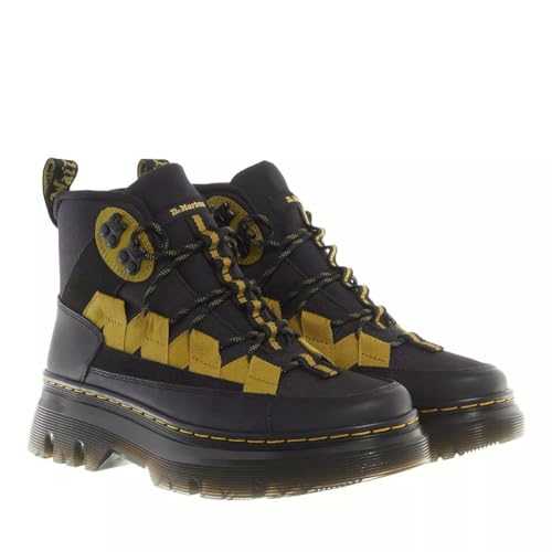 DR MARTENS Men's 8 Eye Boot, Black Lapstone & Black Poly Rip Stop, 10 UK